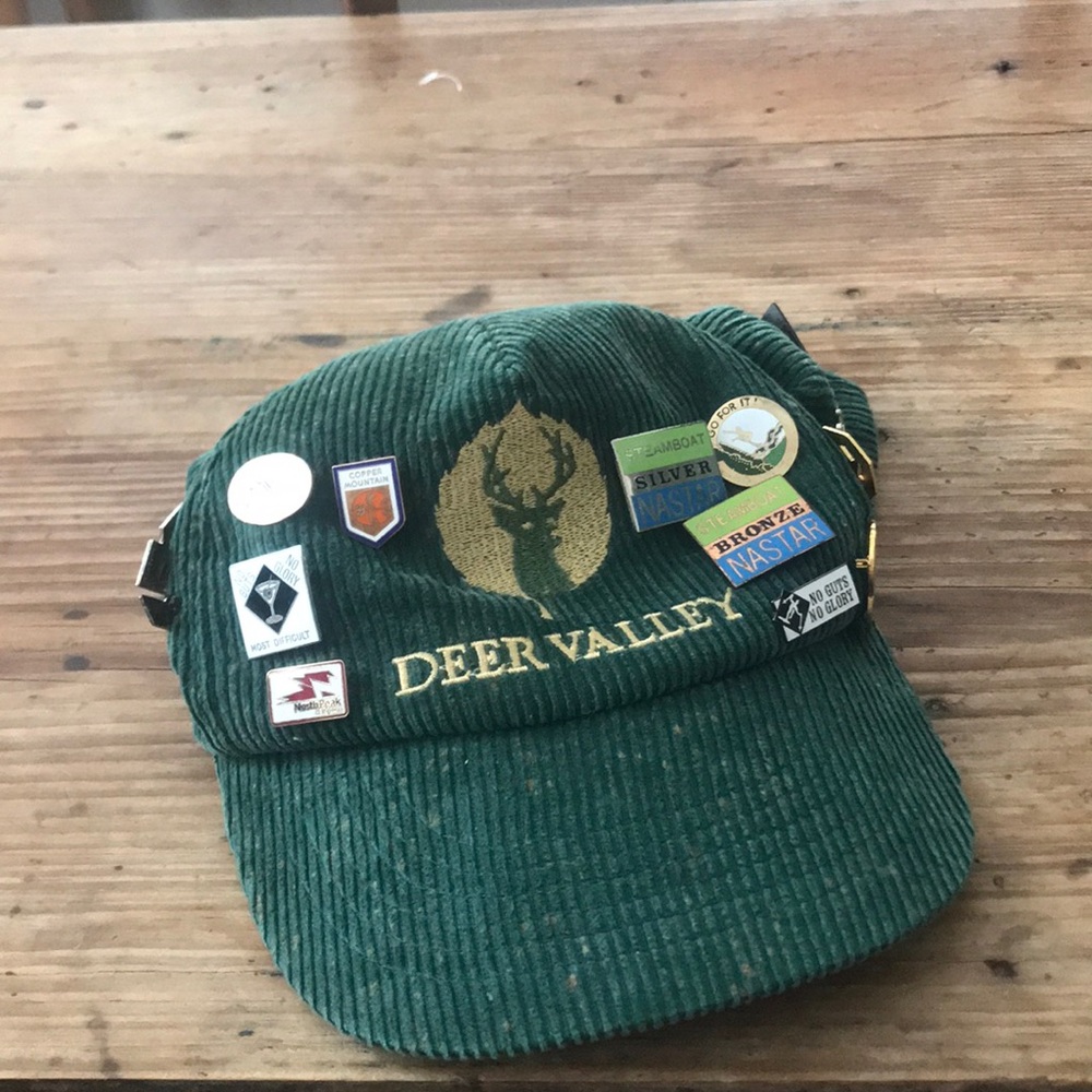 Vintage hat with pins